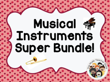 Preview of Musical Instruments Super Bundle! (Distance Learning)