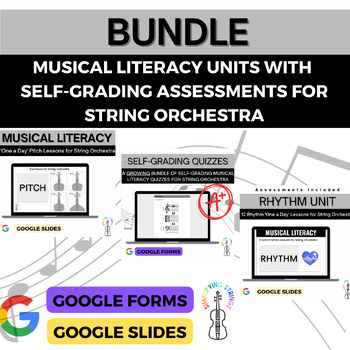 Preview of Musical Literacy Unit and Assessments for String Orchestra
