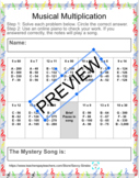 Musical Math - Mystery Songs - Multiplication & Division