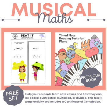 Preview of Musical Maths - Note Value Activities