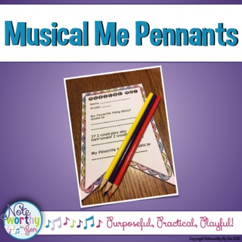 Preview of Musical Me Decor Pennants
