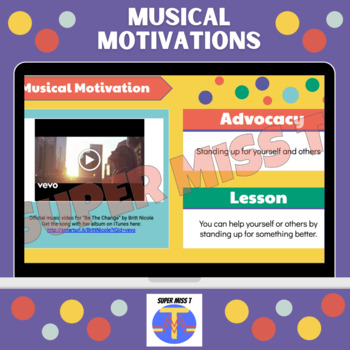 Preview of Musical Motivations, Google Slides
