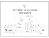 Note Value Addition Clip Cards