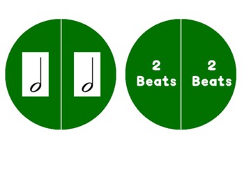 Preview of Musical Note Values using Fractions