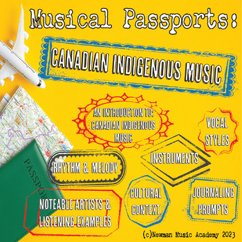 Preview of Musical Passports: Canadian Indigenous Music {BUNDLE PDF/Google Slides}