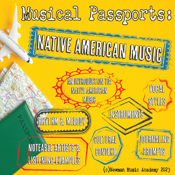 Preview of Musical Passports: Native American Music {BUNDLE PDF/Google Slides}