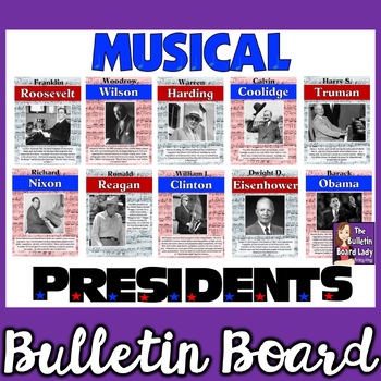 Preview of Musical Presidents Bulletin Board