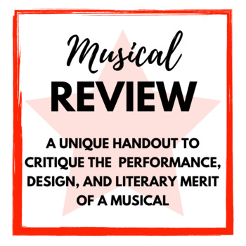 Preview of Musical Review Handout
