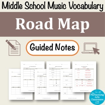 Preview of Musical Road Map Guided Notes