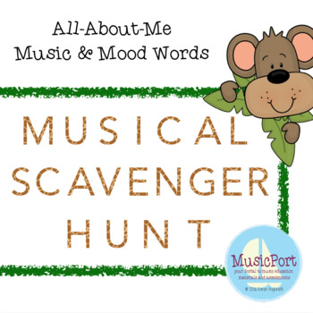 Preview of Musical Scavenger Hunt