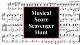Musical Score Scavenger Hunt