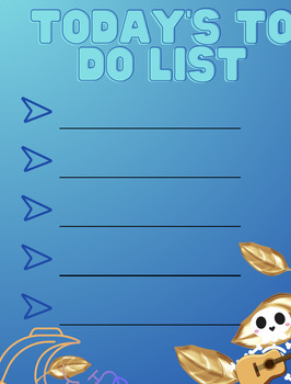Preview of Musical Skeleton To Do/task lists