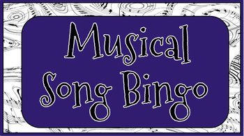 Preview of Musical Song Bingo