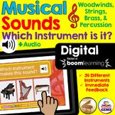 Musical Sounds: Which Instrument is it? Digital Boom Cards