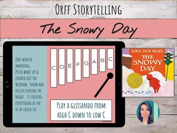 Preview of Musical Storytelling for Orff | The Snowy Day (Keats) Book-based Music Lesson