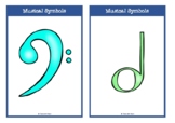 Musical Symbol Notes Picture Set/Flash Cards