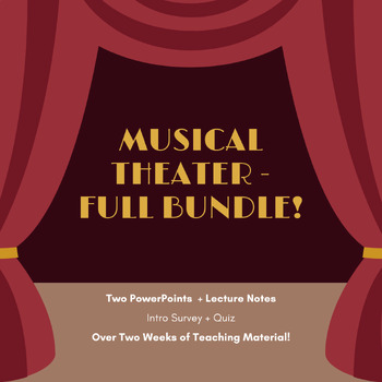 Preview of Musical Theater Bundle