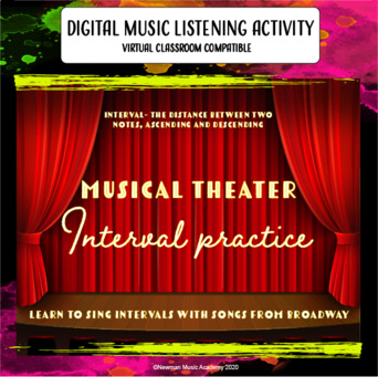 Preview of Musical Theater Interval Practice: Learn Intervals with Songs from Broadway