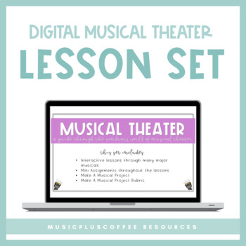 Preview of Musical Theater - Lesson & Project for Google Slides™ | Distance Learning