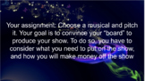 Musical Theatre Pitch Project