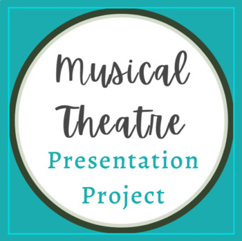 Preview of Musical Theatre/Broadway Presentation Project (great for F2F & virtual)