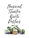 Musical Theatre Quotes Poster