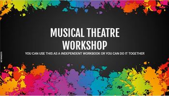 Preview of Musical Theatre WORKSHOP and WORKBOOK