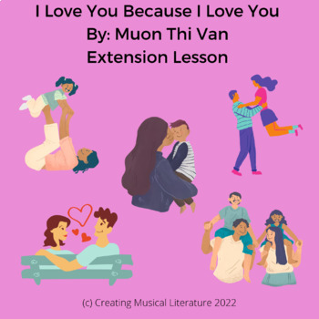 Preview of Musical Triplet Extension Lesson Using I Love You Because I Love You Book