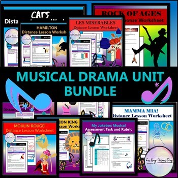 Preview of Musical Unit Bundle - Distance Learning