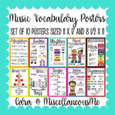 Musical Vocabulary Posters Bundle (Set of 10)