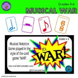 Musical War! - Music Card Game for Stations 4th-6th