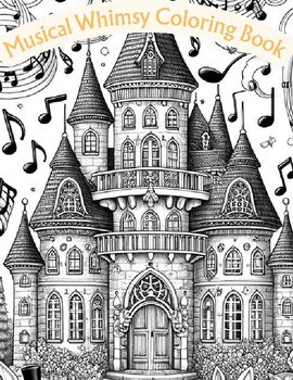 Preview of Musical Whimsy Coloring Book