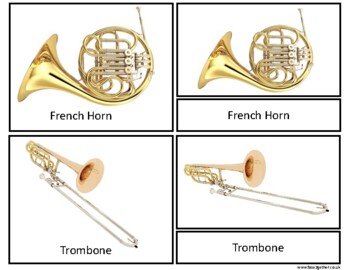Preview of Musical instrument (3 Part Card)
