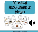 Musical instruments bingo