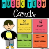 Musical key Term Cards