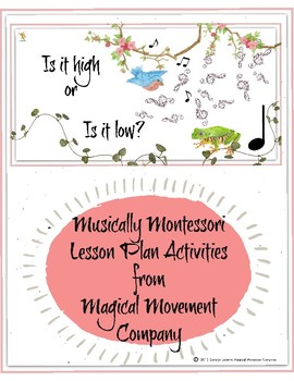 Preview of Musically Montessori: Is It High Or Is It Low? First Pitch Lesson