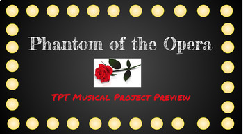 Preview of Musicals Research Project Bundle