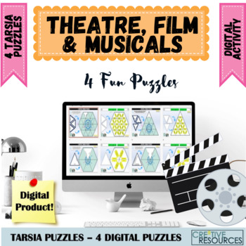 Preview of Musicals, Theatre & Film Digital Tarsia Puzzles