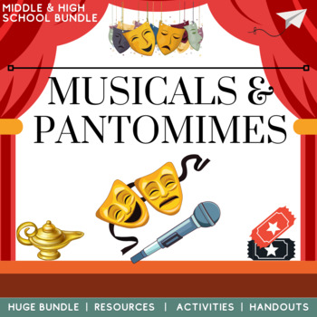 Preview of Musicals and pantomimes Resources Activities