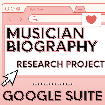 Preview of Musician Biography Presentation Project- GOAT Project- Google Drive!