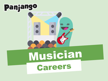 Preview of Musician - Career Exploration PowerPoint and Worksheet