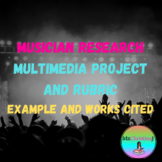 Musician Research Project (B) Includes Example and Works C