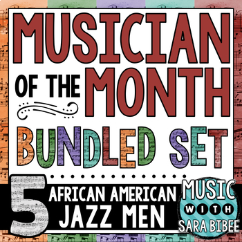 Preview of Musician of the Month: Bundle - African American Jazz Men
