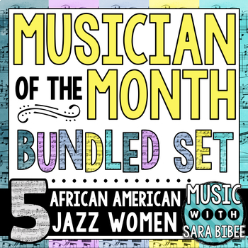 Preview of Musician of the Month: Bundle - African American Jazz Women