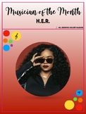 Musician of the Month: H.E.R. - 4th and 5th Grade