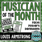 Musician of the Month: Louis Armstrong Bulletin Board Pack