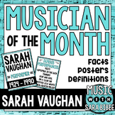 Musician of the Month: Sarah Vaughan Bulletin Board Pack