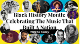 Musicians Black History Month 1940s-1980s (Powerpoint and 
