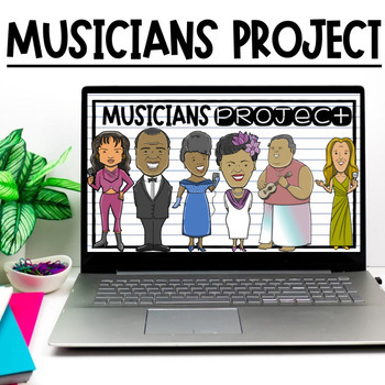 Preview of Musicians Singers Research Project Gifted Students Enrichment PBL