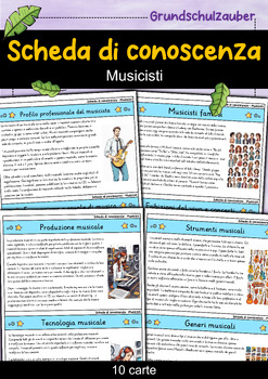 Preview of Musicisti - Scheda di conoscenza - Professioni (italiano)